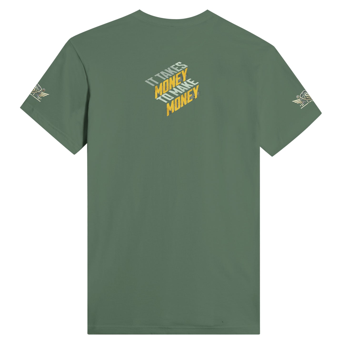 Swagrus Premium Fitted T-Shirt – 'It Takes Money to Make Money' Design