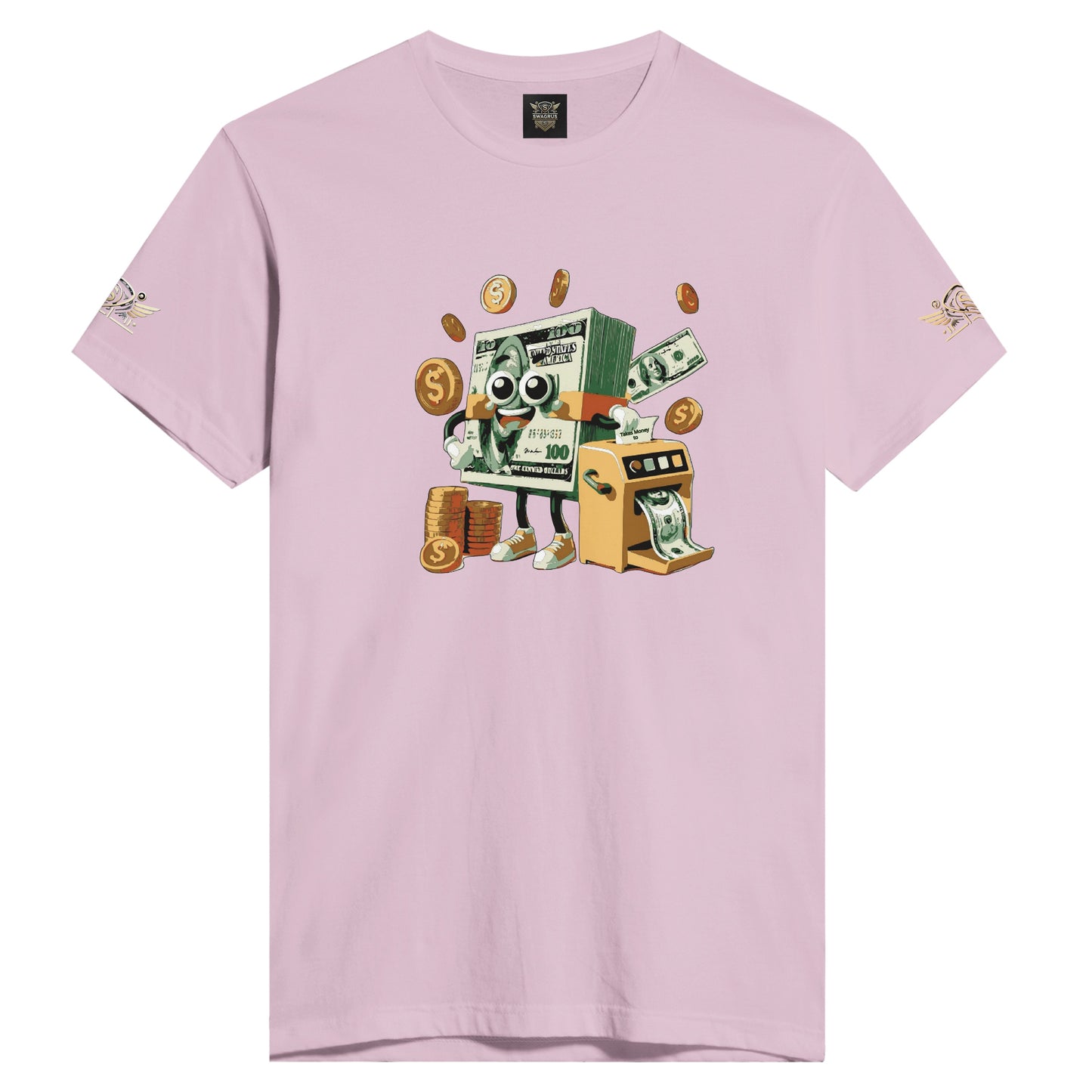 Swagrus Premium Fitted T-Shirt – 'It Takes Money to Make Money' Design